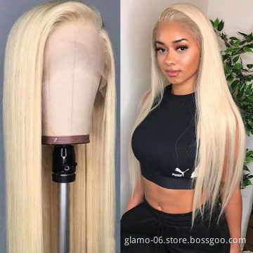 Natural Lace Front Wig 613 Blonde Human Hair Wigs, Hd Full Lace Wig With Baby Hair, Virgin Hair Wigs For Black Women